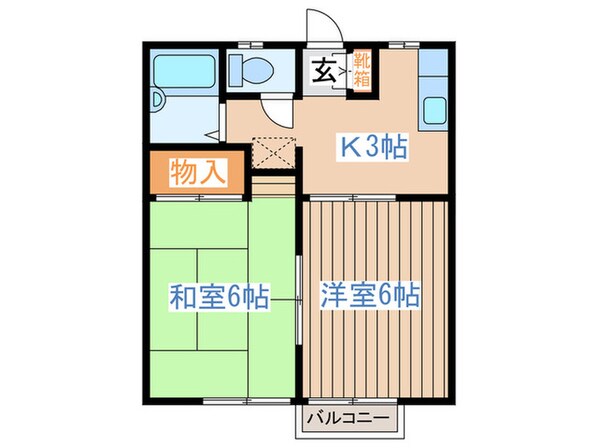 ピアクリスタル　Ａ棟の物件間取画像